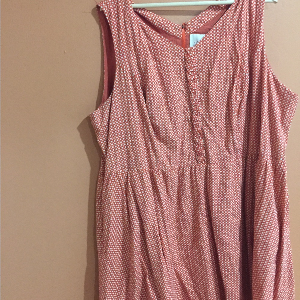 Plus size fit and flare dress